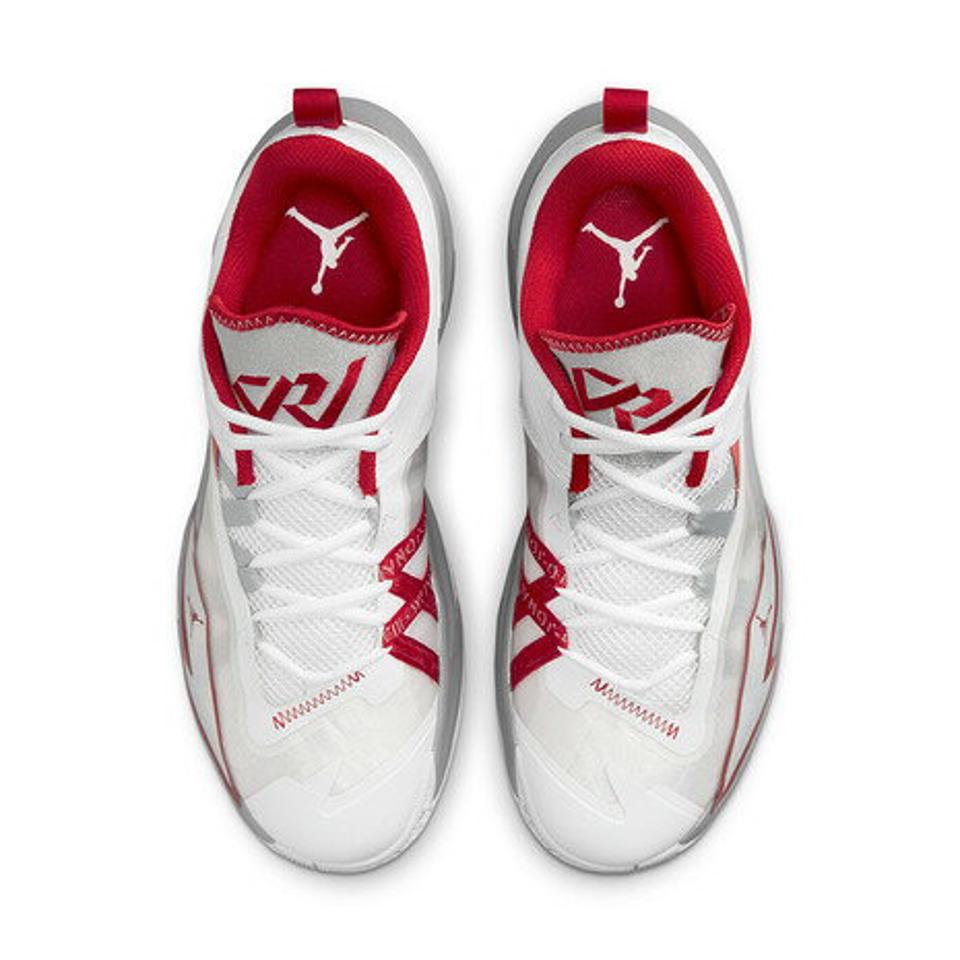 ジョーダン（JORDAN）（メンズ）バスケットシューズ バッシュ 白 ワン テイク 3 PF DC7700-100