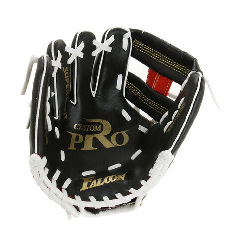 サクライ（SAKURAI） 野球 軟式 ファルコン 少年 左投げ用 FG-1055 BLK 野球グローブ ジュニア （キッズ）