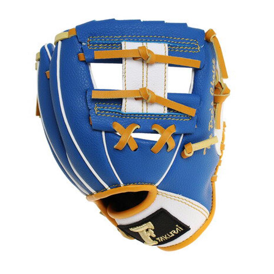 【5点以上で10％OFFクーポン！10/2まで】サクライ（SAKURAI） 少年軟式用グラブ ファルコン オールラウンド用 FG-1022 BLU 野球グローブ ジュニア （キッズ）