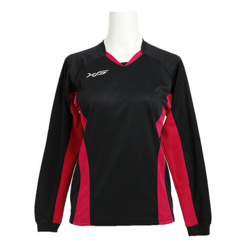 エックスティーエス（XTS） 長袖プラクティスシャツ 761G6CD3415 BKPK 【バレーボールウェア スポーツウェア レディース】 （レディース）