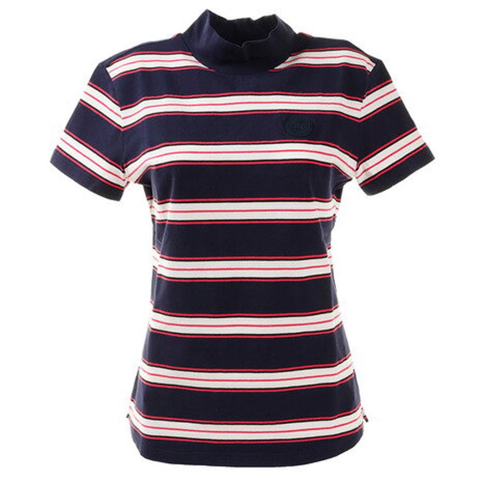 ビバハート（VIVA HEART） ゴルフウエア レディース ボーダーモックネックシャツ 012-22442-098 （レディース）