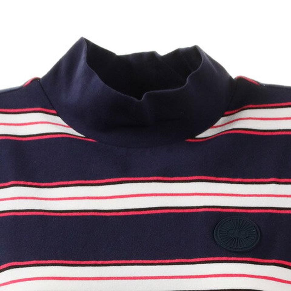 ビバハート（VIVA HEART） ゴルフウエア レディース ボーダーモックネックシャツ 012-22442-098 （レディース）