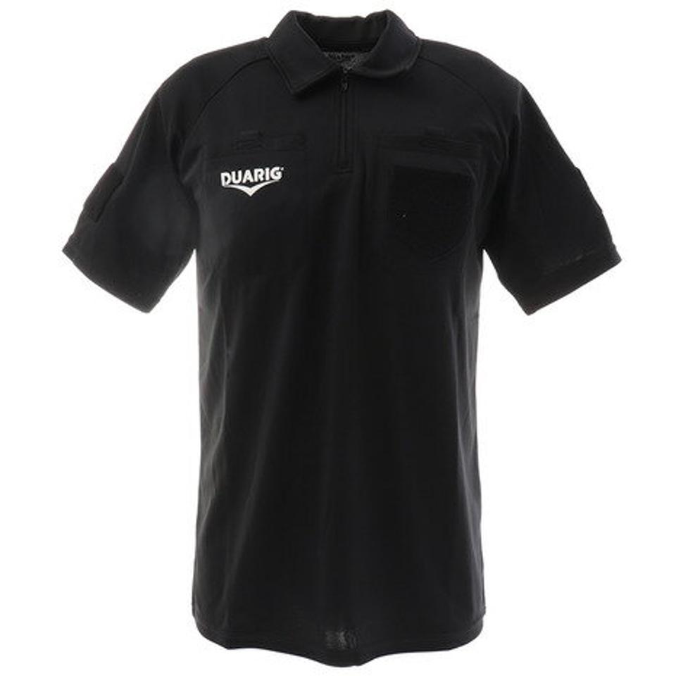 【3点10%OFFクーポン対象！2/15まで】デュアリグ（DUARIG）（メンズ）サッカー ウェア メンズ 半袖 レフェリーシャツ 741D6KS2876BLK