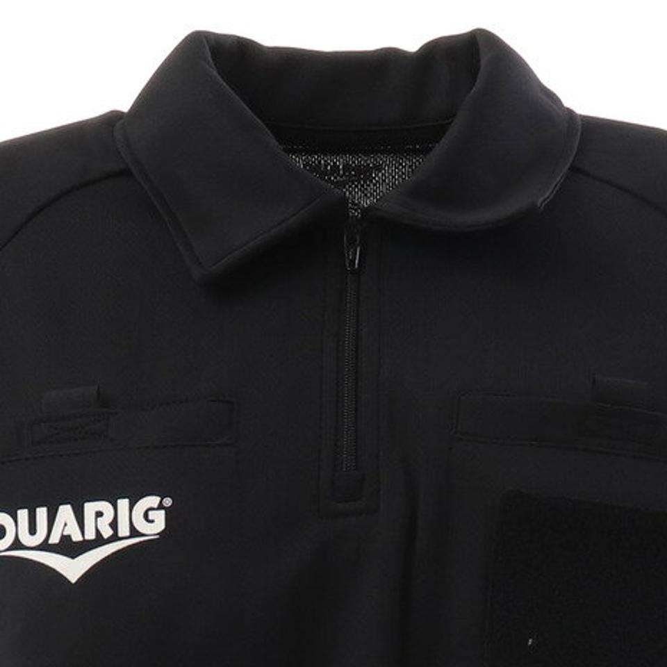 【3点10%OFFクーポン対象！2/15まで】デュアリグ（DUARIG）（メンズ）サッカー ウェア メンズ 半袖 レフェリーシャツ 741D6KS2876BLK