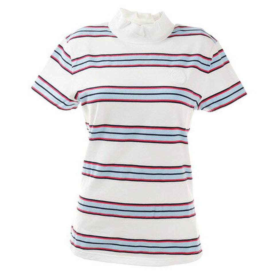 ビバハート（VIVA HEART） ゴルフウエア レディース ボーダーモックネックシャツ 012-22442-005 （レディース）