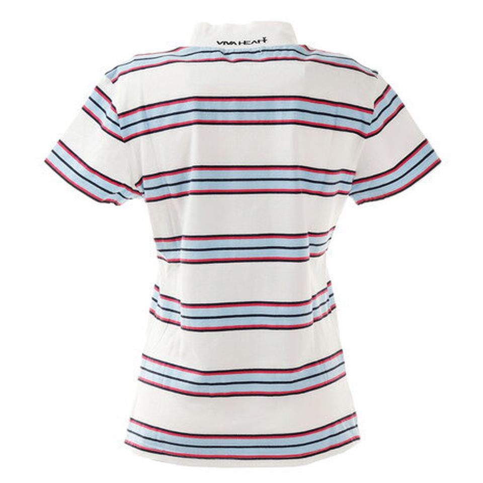 ビバハート（VIVA HEART） ゴルフウエア レディース ボーダーモックネックシャツ 012-22442-005 （レディース）