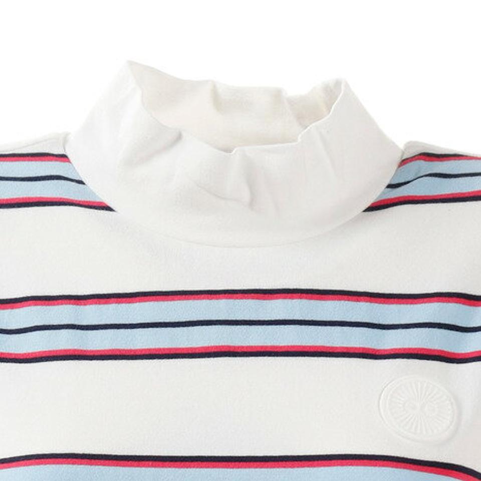 ビバハート（VIVA HEART） ゴルフウエア レディース ボーダーモックネックシャツ 012-22442-005 （レディース）