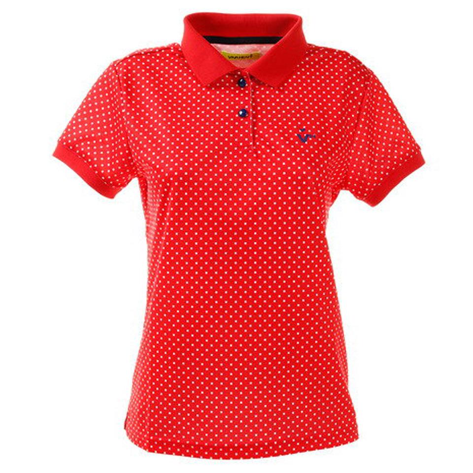 ビバハート（VIVA HEART） ゴルフウエア ポロシャツ レディース スクエアドット半袖ポロシャツ 012-22440-063 （レディース）