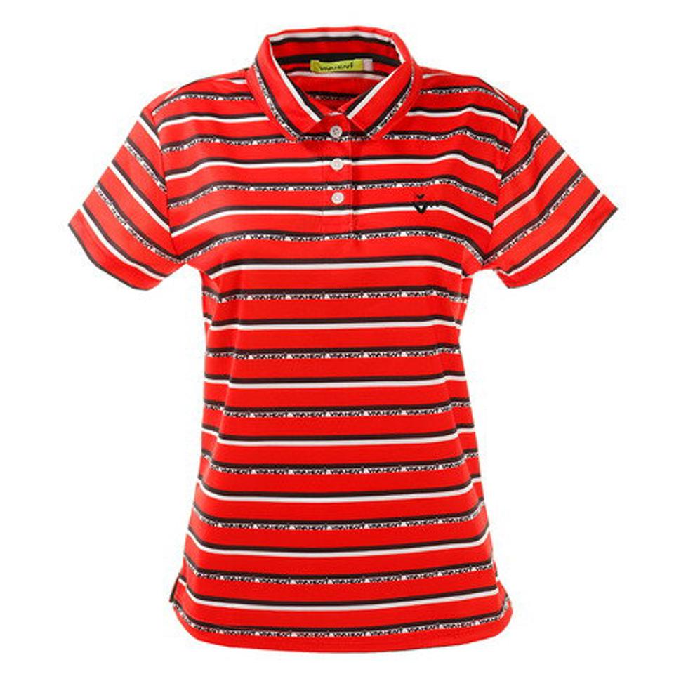 ビバハート（VIVA HEART） ゴルフウエア ポロシャツ レディース ロゴボーダーポロシャツ 012-22342-063 （レディース）