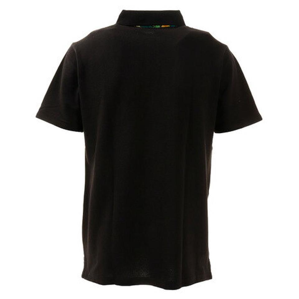 エアボーン（ARBN） ボタニカル 半袖ポロシャツ ABO9AW1286 BLK （メンズ）