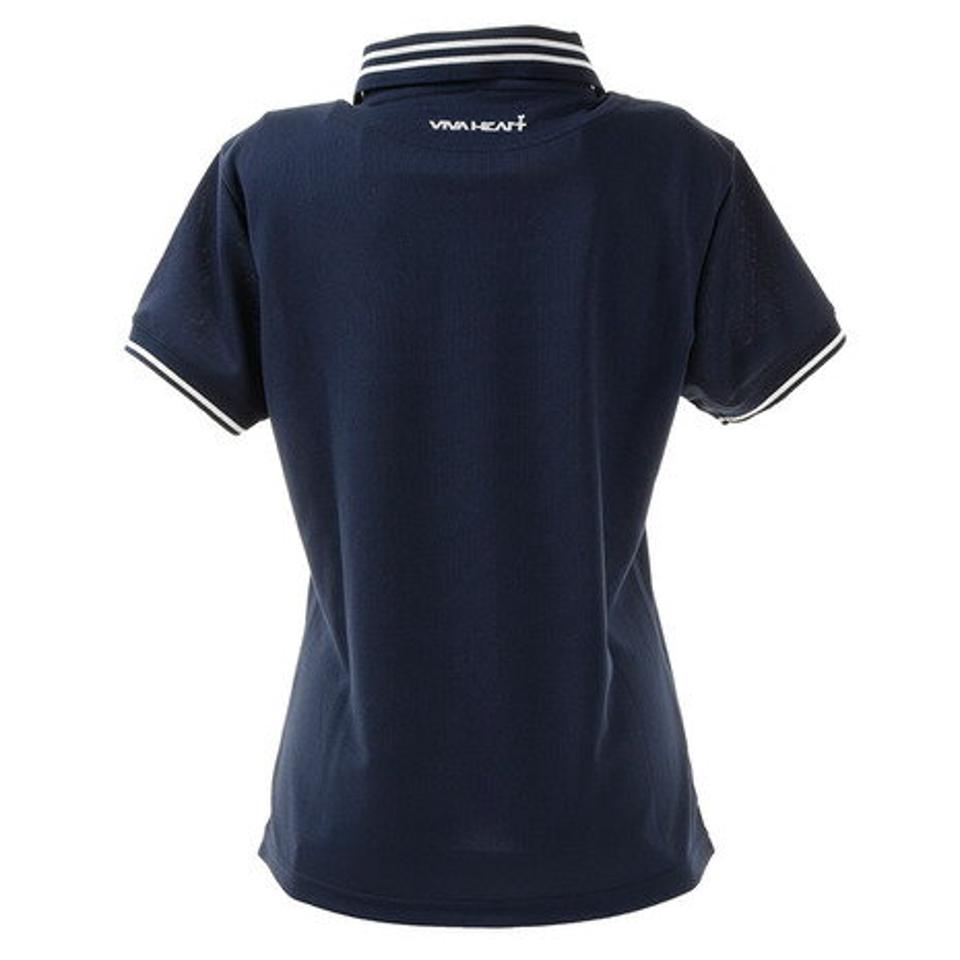 ビバハート(VIVA HEART) ゴルフウエア ポロシャツ レディース シンプルロゴ半袖ポロシャツ 012-22340-098 (レディース)