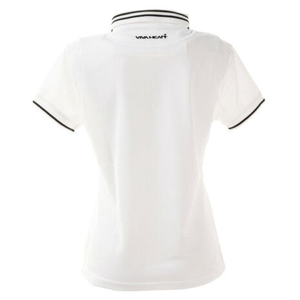 ビバハート（VIVA HEART） ゴルフウエア ポロシャツ レディース シンプルロゴ半袖ポロシャツ 012-22340-005 （レディース）