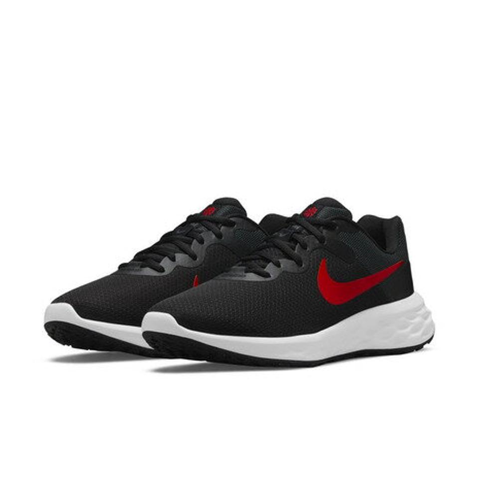 ナイキ（NIKE） レボリューション 6 NN ブラック レッド 黒 赤 DC3728-005 ランニングシューズ 靴 スポーツ スニーカー ジョギング マラソン 部活 （メンズ）