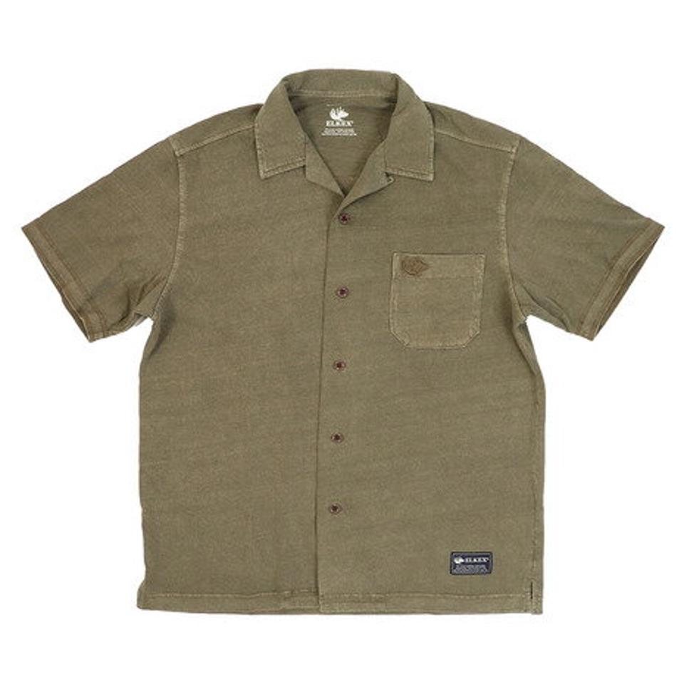 エルケクス（ELKEX） GARMENT DYED シャツ 881EK0SD3293KHK （メンズ）