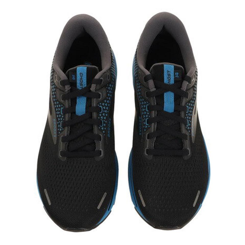 【ランニング対象品購入&エントリーでP10倍！8/19 20:00〜8/28 23:59】ブルックス（BROOKS） ランニングシューズ ジョギングシューズ ゴースト14 BRM3694 B/BK （メンズ）