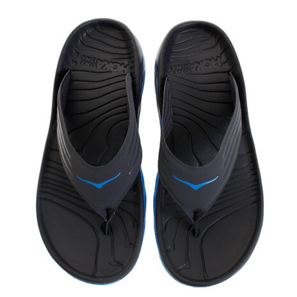 ホカ（HOKA） サンダル メンズ オラ リカバリー フリップ19 1099675-EDNB リカバリーサンダル 黒 / 青 （メンズ）
