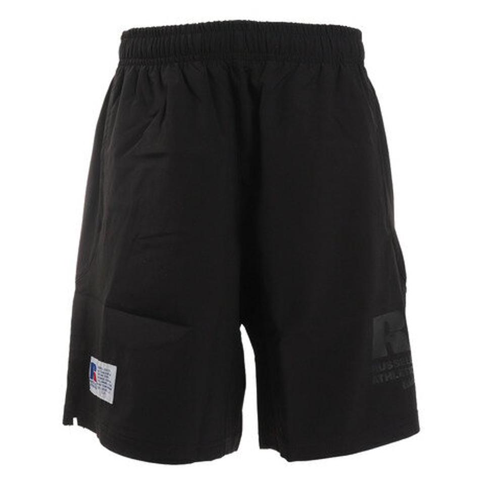 【2点以上購入で10%OFFクーポン有 4/21迄】ラッセル（RUSSELL） バスケットボールウェア ジュニア ストレッチウーブンパンツ RBBJ21S003 BLK （キッズ）