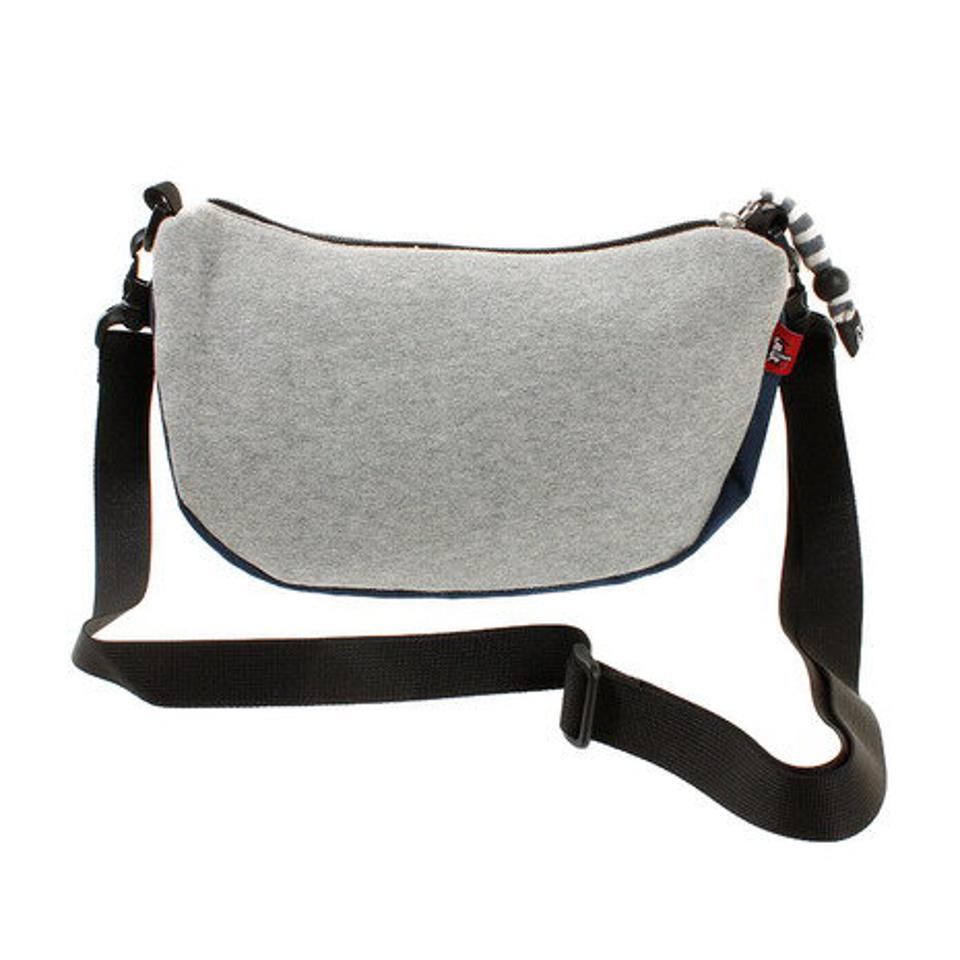 チャムス(CHUMS) バッグ ミニバナナショルダー スウェットナイロン CH60-2680 H-Gray/Basic Navy (メンズ、レディース)