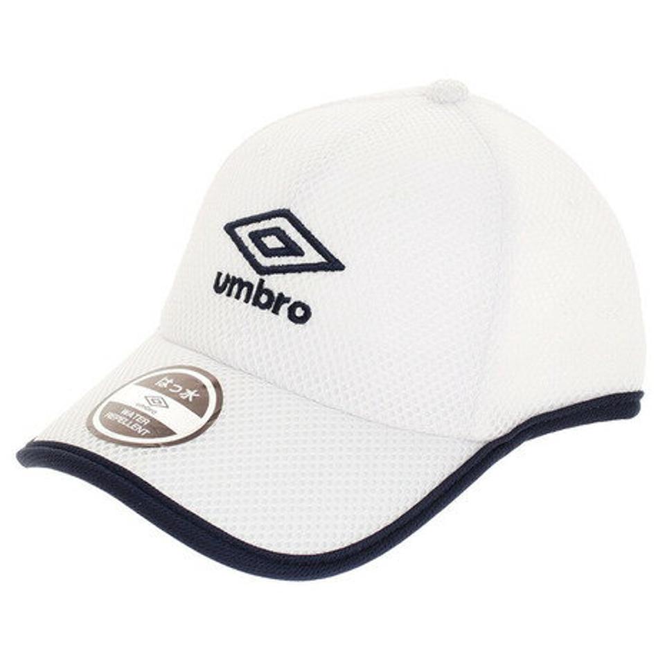 アンブロ(UMBRO) 帽子 メンズ はっ水 メッシュキャップ UUAPJC01 WH 日よけ ランニングキャップ (メンズ)