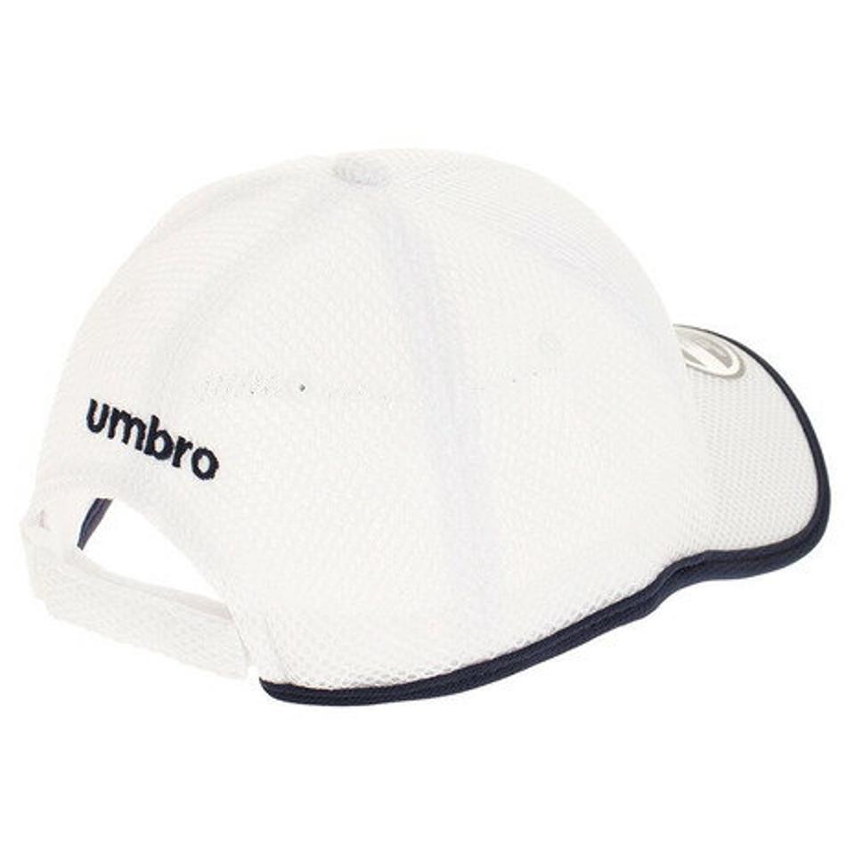 アンブロ(UMBRO) 帽子 メンズ はっ水 メッシュキャップ UUAPJC01 WH 日よけ ランニングキャップ (メンズ)