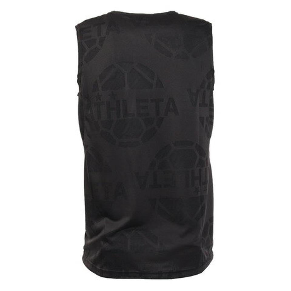 アスレタ（ATHLETA） サッカー フットサルウェア ジャガードメッシュノースリーブシャツ 1090 BLK （メンズ）