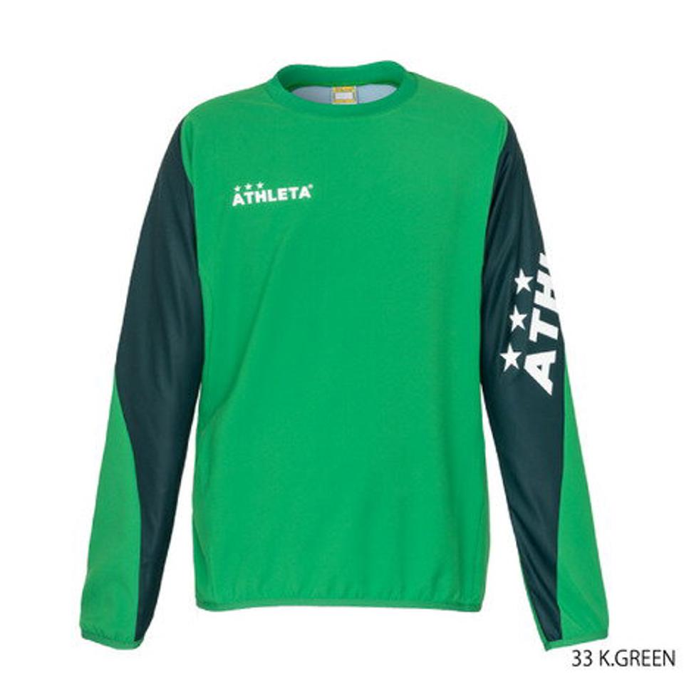 【5点以上で10％OFFクーポン！8/7まで】アスレタ（ATHLETA） サッカー フットサルウェア ジュニア 定番チーム対応ピステシャツ 18012J GRN （キッズ）