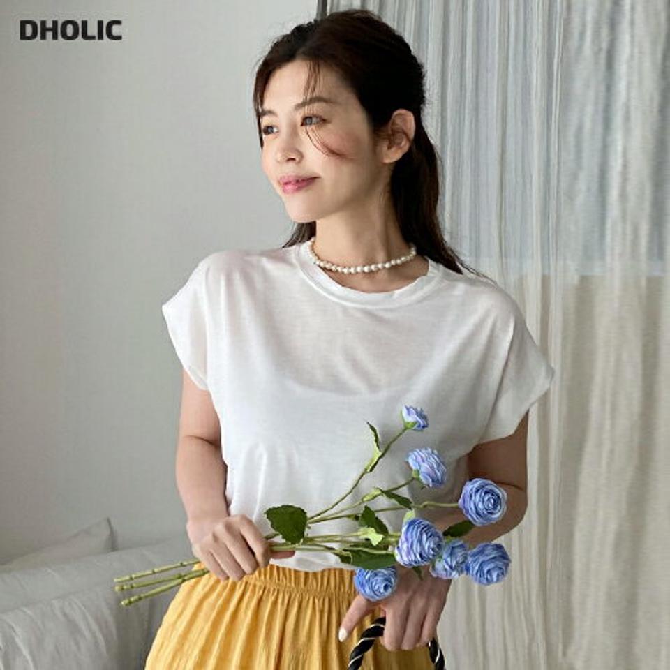 オーバーフィットフレンチスリーブTシャツ・全6色・e66561 レディース 【tops】トップス Tシャツ 単色 無地 無地T キャップスリーブ ショートスリーブ ゆったり ラフ カジュアル 春 夏 韓国ファッション