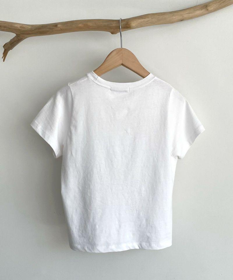 El mar(エルマール)無地コンパクト半袖Tシャツ
