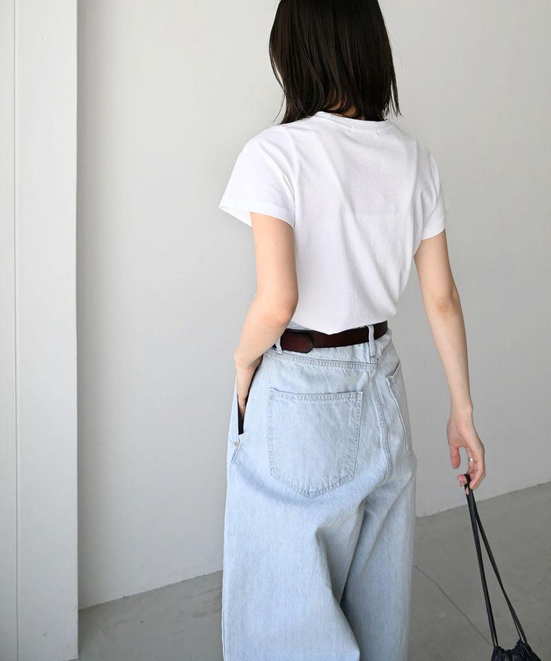 El mar(エルマール)無地コンパクト半袖Tシャツ