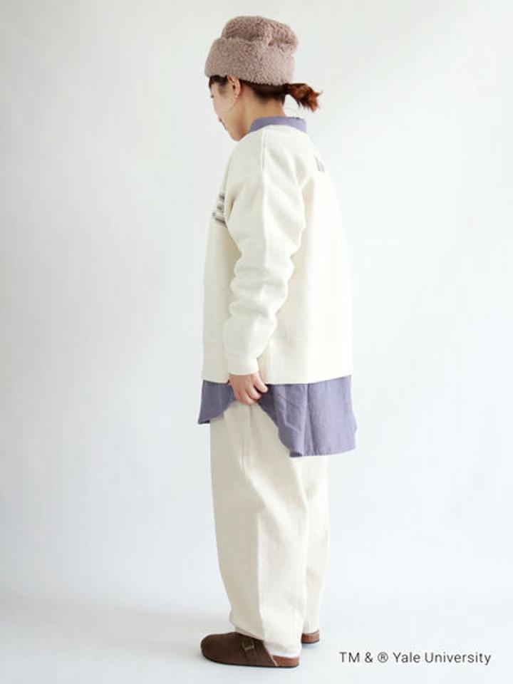 コットンリネン袖シャーリングシャツチュニック（Samansa Mos2）