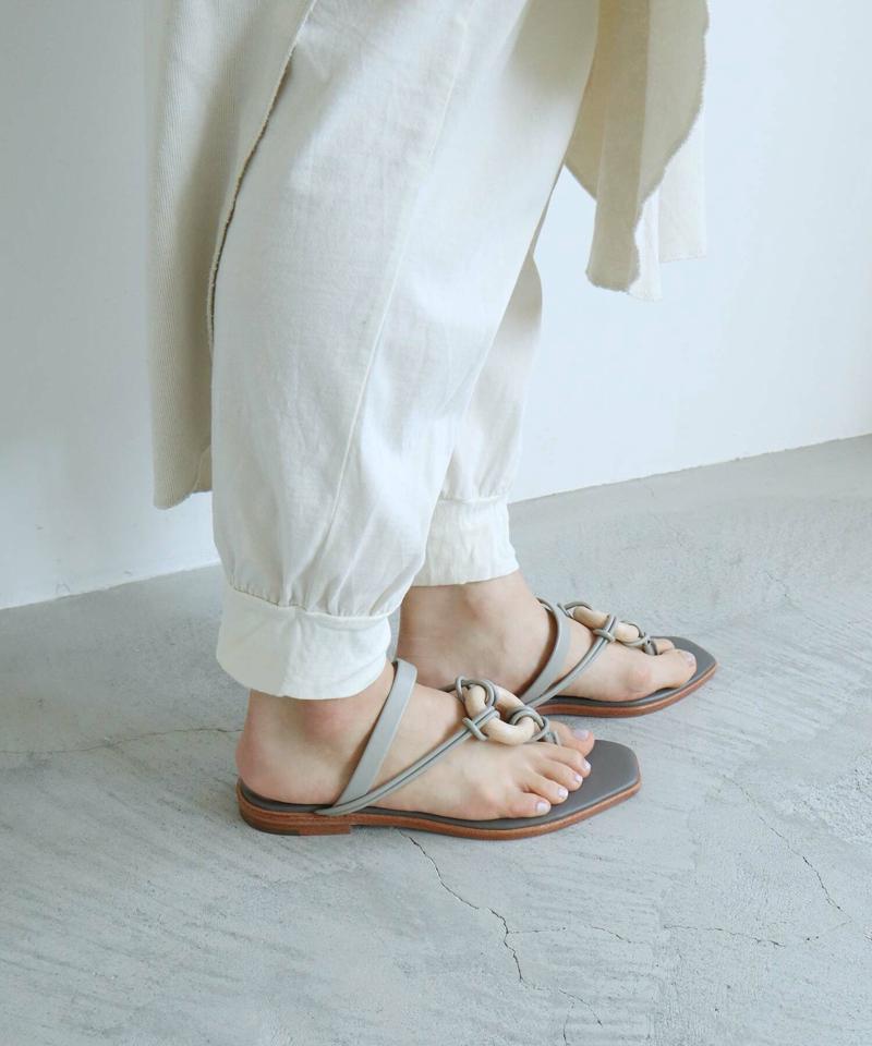 △_Fot wood ring sandals（note et silence.）