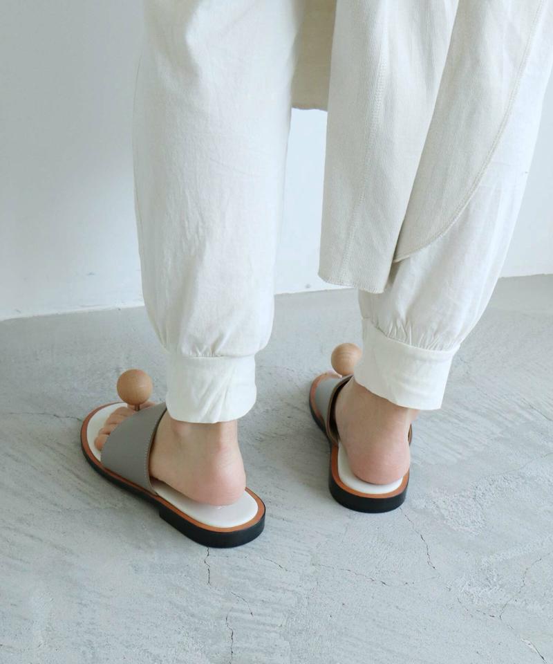 △_Fot wood ball sandals（note et silence.）