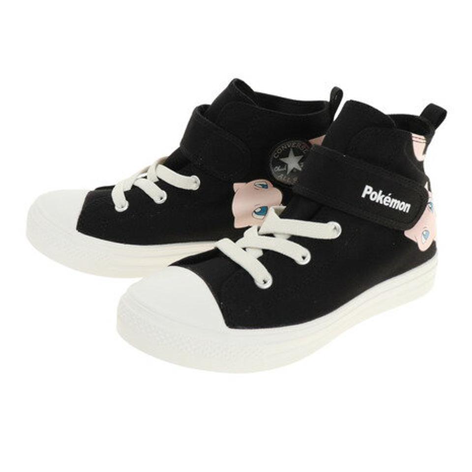 【5/25限定 エントリー＆3点以上ご購入でP最大10倍】コンバース（CONVERSE） ジュニアスニーカー キャンパス チャイルド オールスター ライト ポケモン V-1 HI 37301622 ミュウ （キッズ）