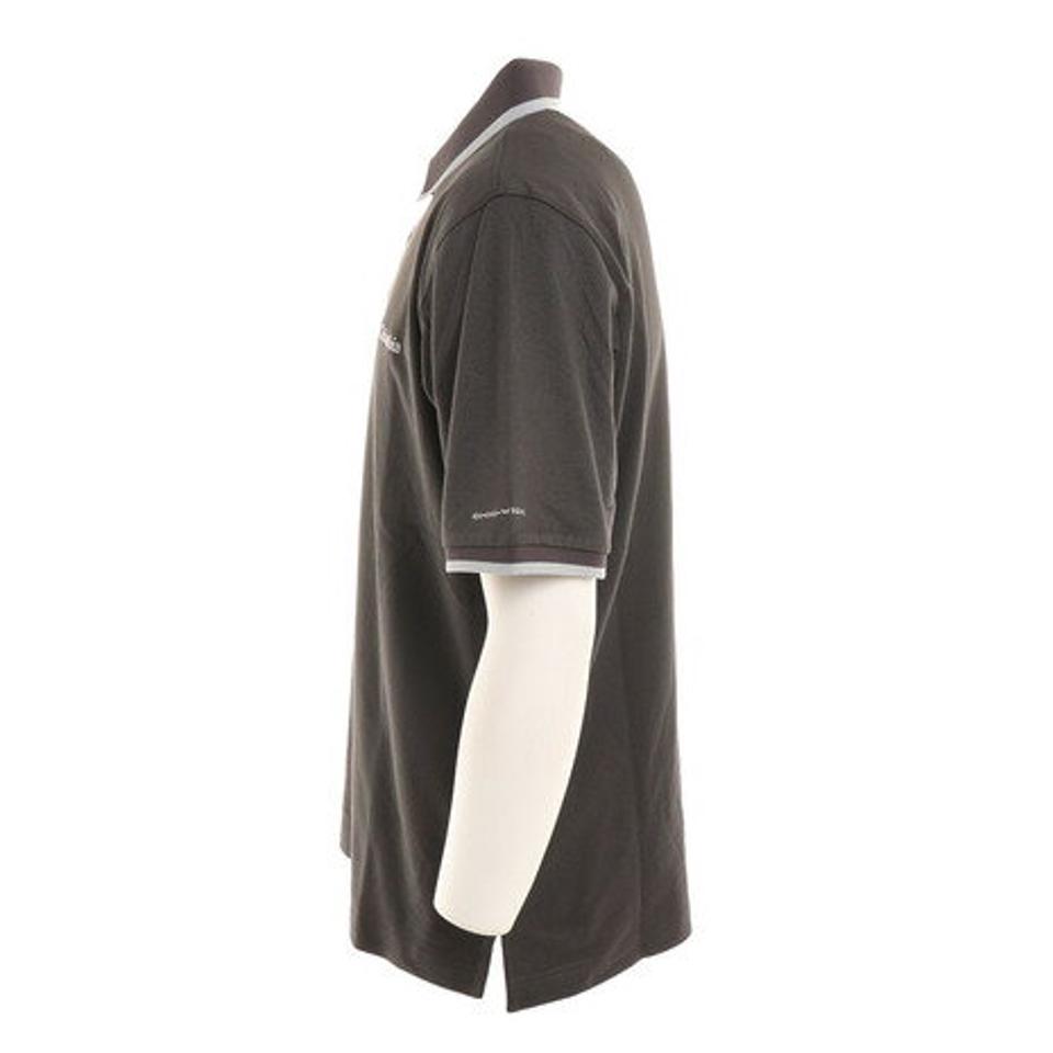 コロンビア（Columbia） 半袖ポロシャツ コウブドームビュットソリッドピケポロ AE0412 012 UVカット 吸湿 速乾 （メンズ）