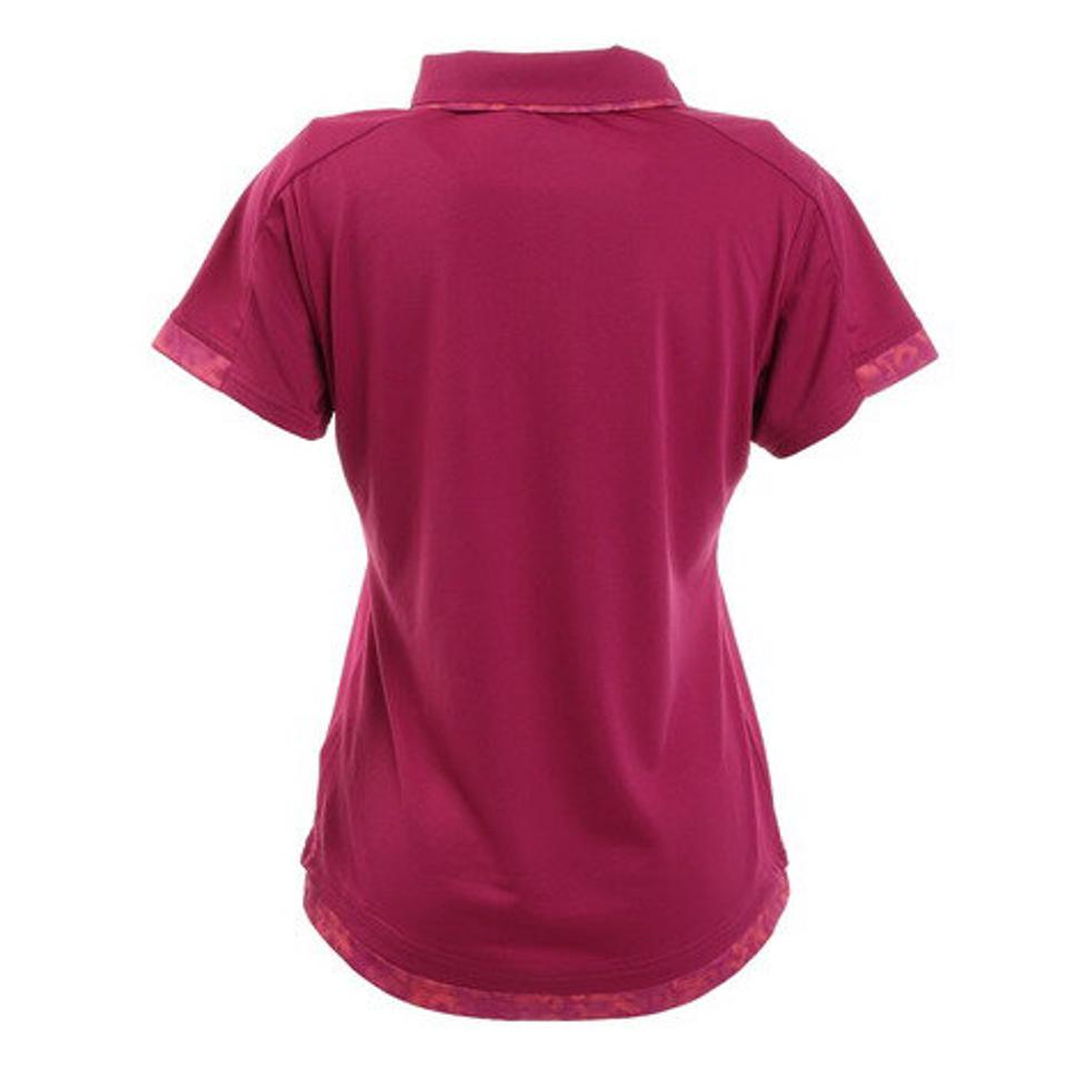 パシフィック（PACIFIC） テニスウェア レディース ドライプラス ラップトップエアー レオパードポロシャツ PT20FW465 PNK （レディース）