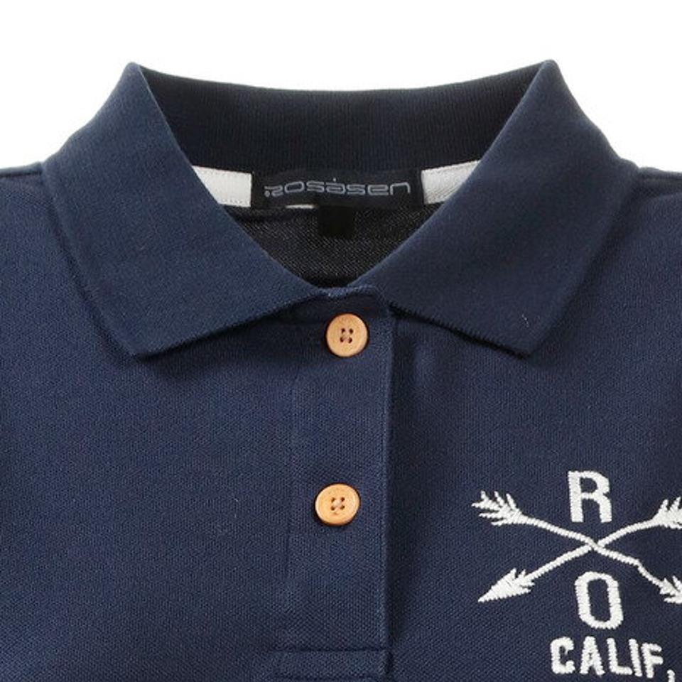 ROSASEN ゴルフウェア ポロシャツ レディース ベアカノコシャツ 半袖 045-22241-098 （レディース）
