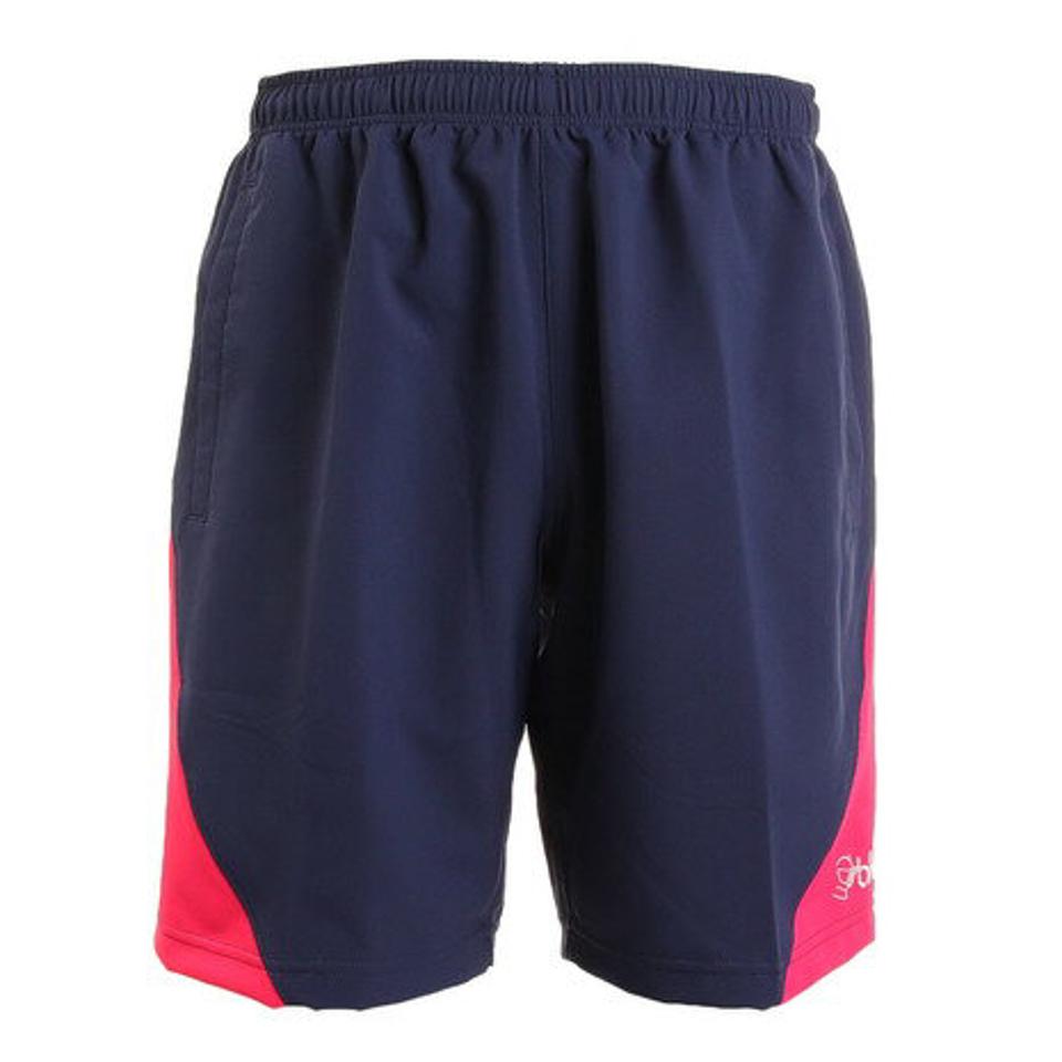 ブラックナイト（blackknight）（メンズ）バドミントンウェア ハーフパンツ S-2330-NVYPNK