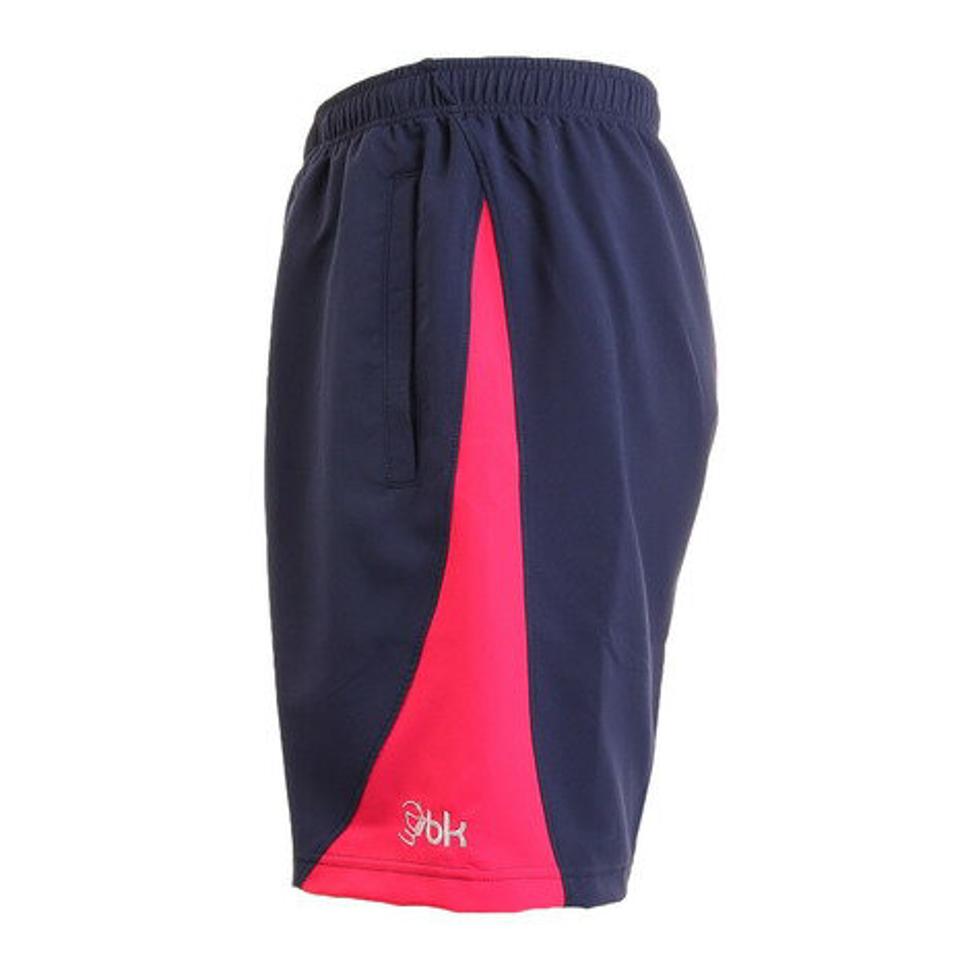 ブラックナイト（blackknight）（メンズ）バドミントンウェア ハーフパンツ S-2330-NVYPNK