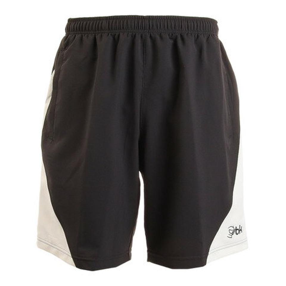 ブラックナイト（blackknight）（メンズ）バドミントンウェア ハーフパンツ S-2330-BLAWHT