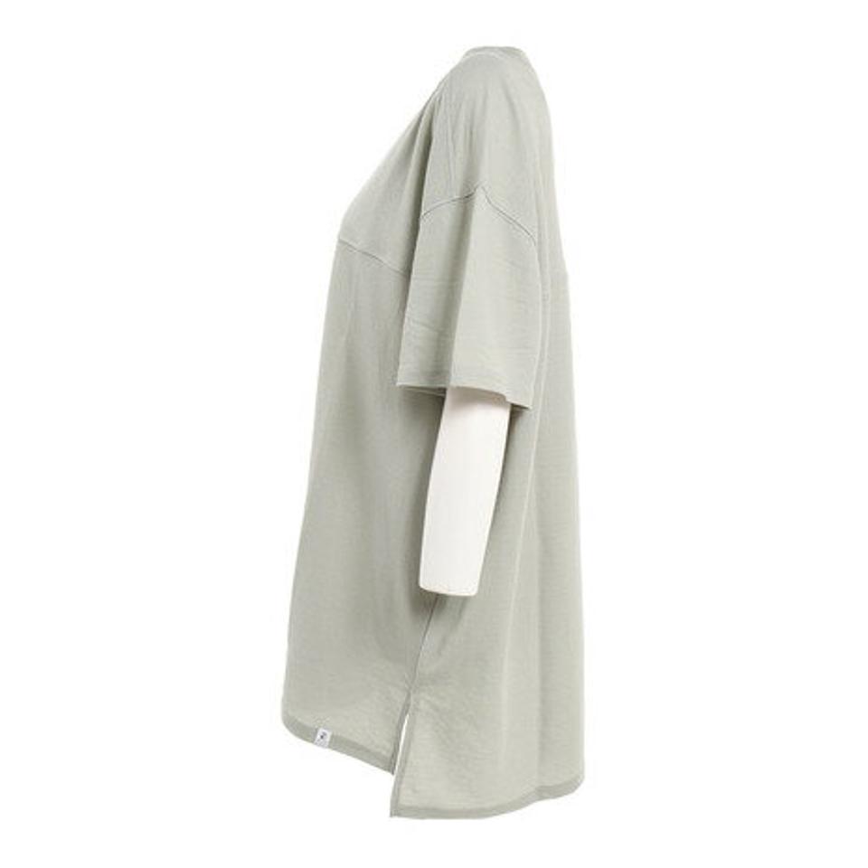 エルケクス（ELKEX）（レディース）接触冷感 コールド 鹿の子 チュニック EKL2SP4190 GRN