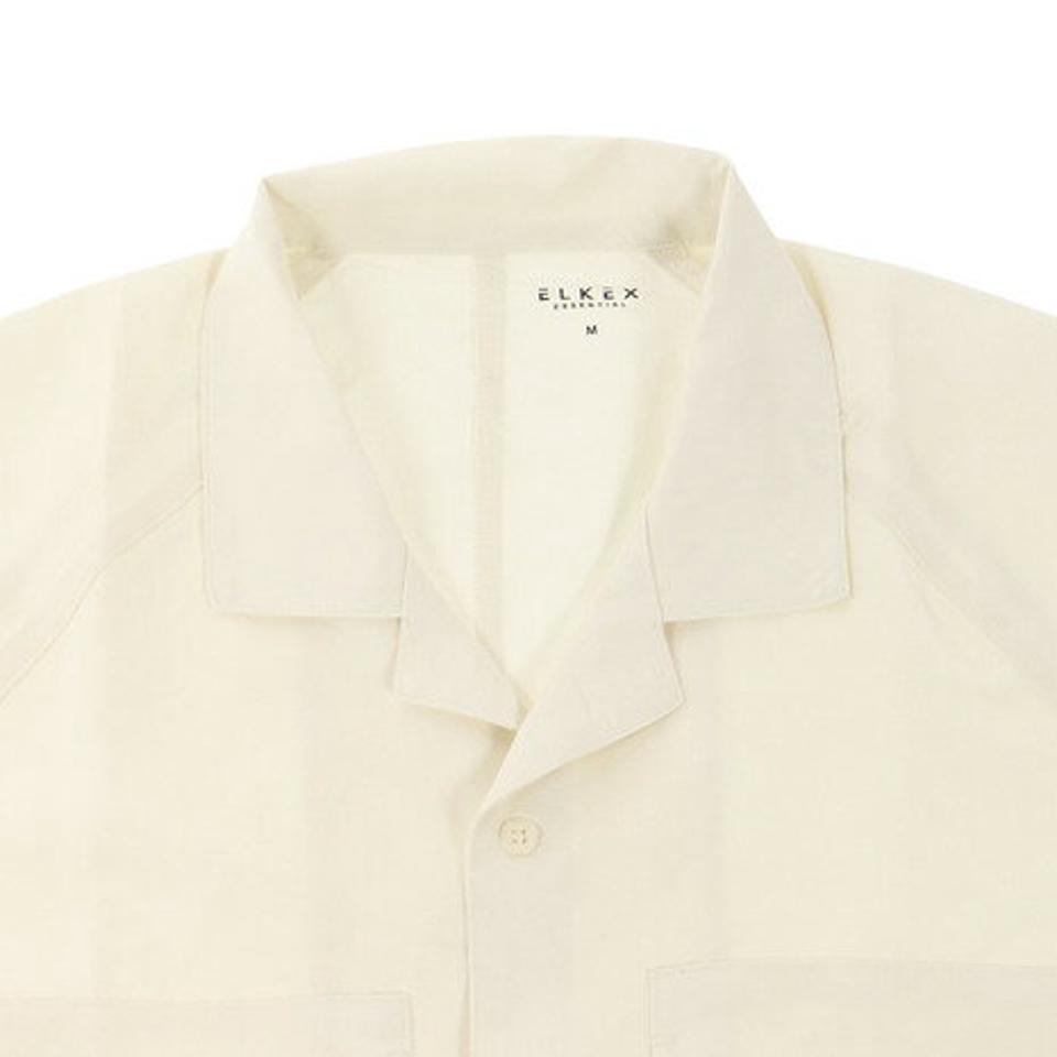 エルケクス（ELKEX）（メンズ）クール ラグランスリーブシャツ EKM2S14216 IVR