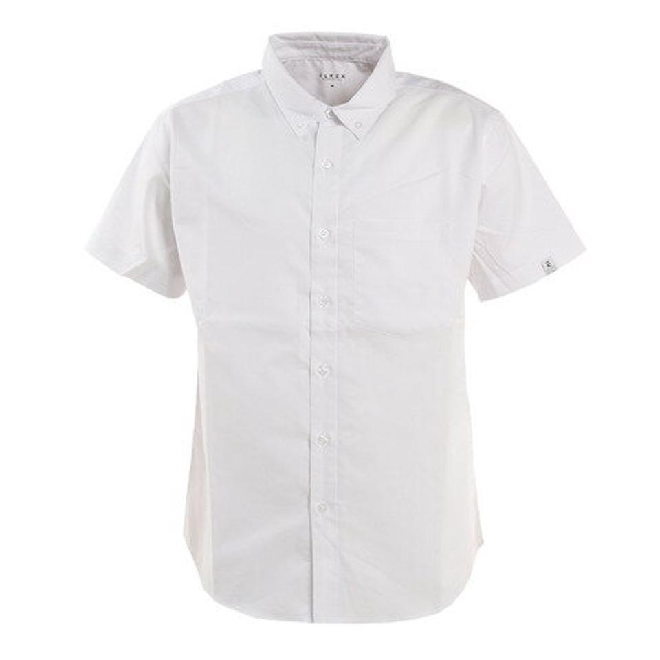 エルケクス（ELKEX）（メンズ）オックスフォード 半袖シャツ EKM2S14215 WHT
