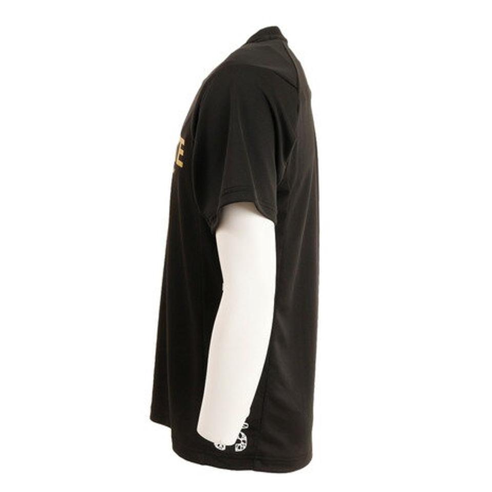 デサント（DESCENTE）（メンズ）バレーボールウェア 半袖プラクテイスシャツ DVURJA56 BK