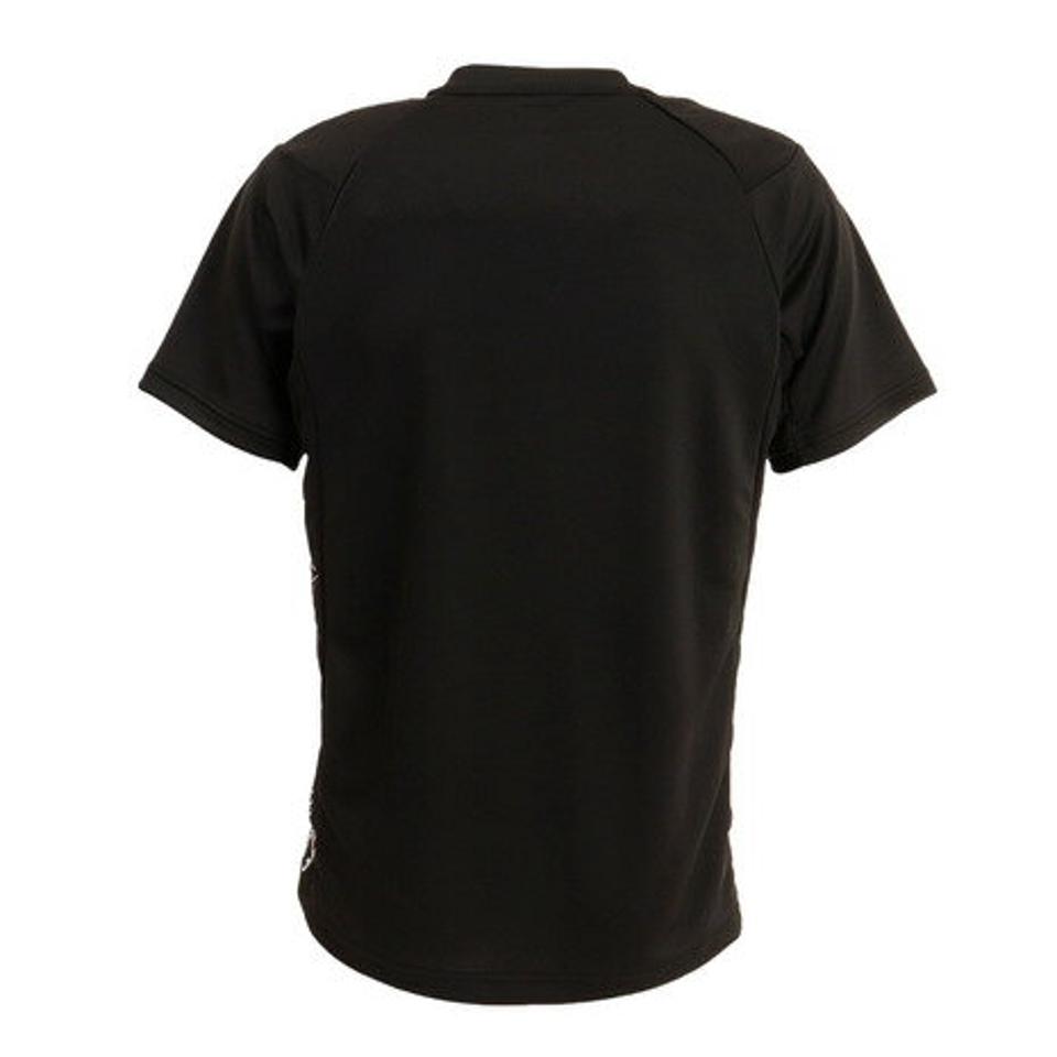デサント（DESCENTE）（メンズ）バレーボールウェア 半袖プラクテイスシャツ DVURJA56 BK