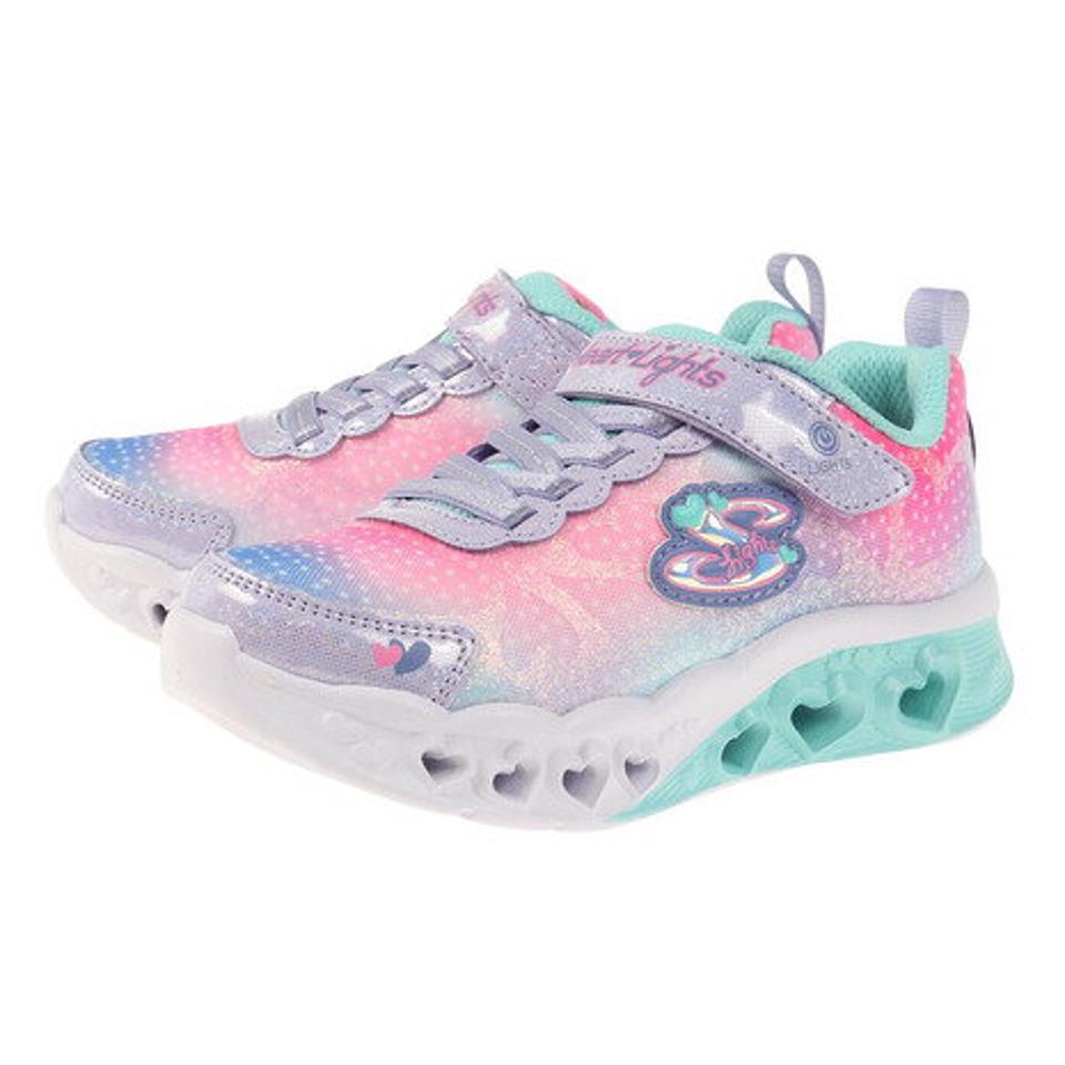 スケッチャーズ（SKECHERS） ガールズ スニーカー スポーツシューズ FLUTTER HEART LIGHTS 302315L-LVMT （キッズ）