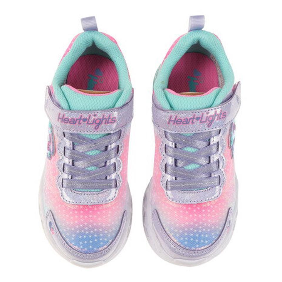 スケッチャーズ（SKECHERS） ガールズ スニーカー スポーツシューズ FLUTTER HEART LIGHTS 302315L-LVMT （キッズ）