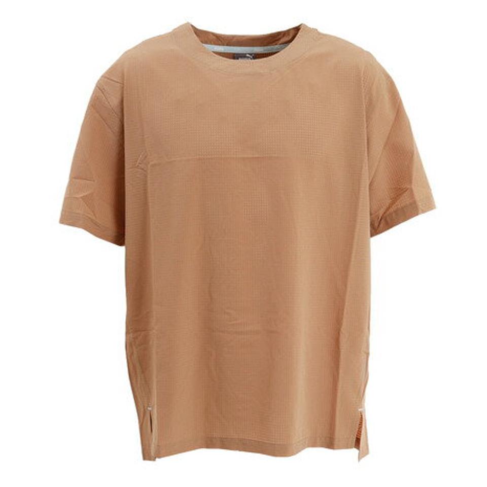 プーマ（PUMA）（メンズ）半袖Tシャツ メンズ STYLE TECH ウーブンシャツ 671091 63 DBEG