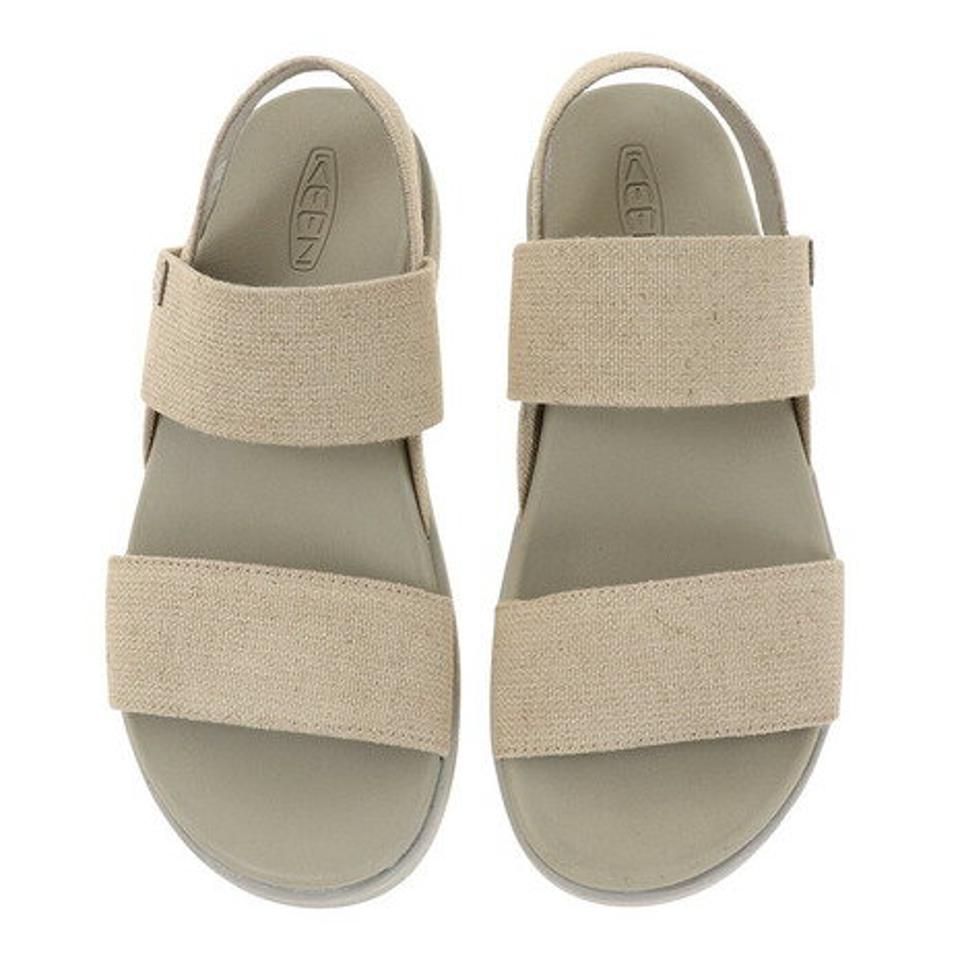 【2点20％OFFクーポン対象！6/11迄】キーン（KEEN）（レディース）エル バックストラップ ナチュラルヘンプ ベージュ 1026042 カジュアルサンダル アウトドア スポーツ 靴 シューズ 軽量 レジャー