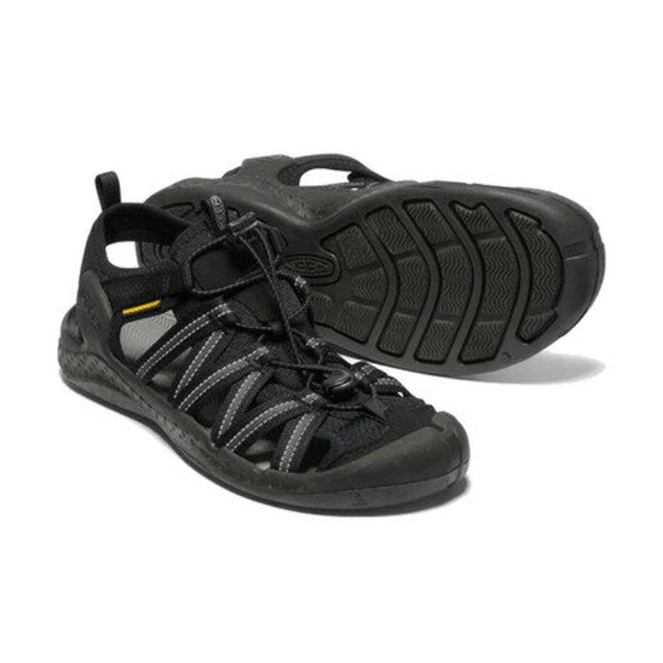 【4/10限定！エントリーで最大100％ポイントバック】キーン（KEEN）（メンズ）ストラップサンダル ドリフト クリーク エイチツー 1026122 ブラック 黒 Black シューズ 靴 アウトドア スポーツ
