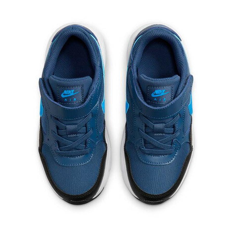 ナイキ（NIKE）（キッズ）エアマックス AIR MAX SC PSV ネイビー ブルー CZ5356-400 ジュニア スニーカー スポーツシューズ 運動靴 子供 厚底 マジックテープ